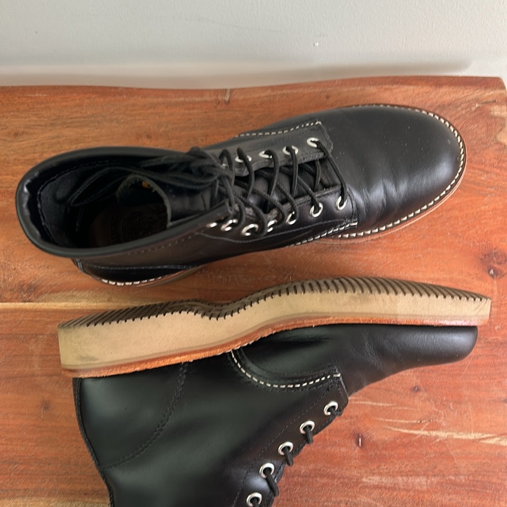 Chippewa 6” Keota Service Boots Black Leather (like new condition) wmns size 8 - Picture 6 of 7